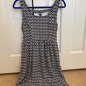 Black and white dress